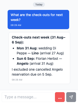 The Cowork chat with the welcome card listing the assistant’s abilities and the composer microphone button red while recording